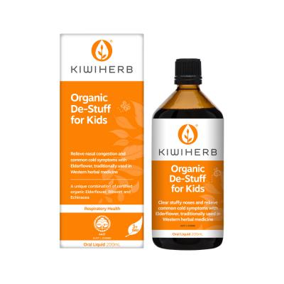 Kiwiherb Organic De-Stuff for Kids Oral Liquid 200ml